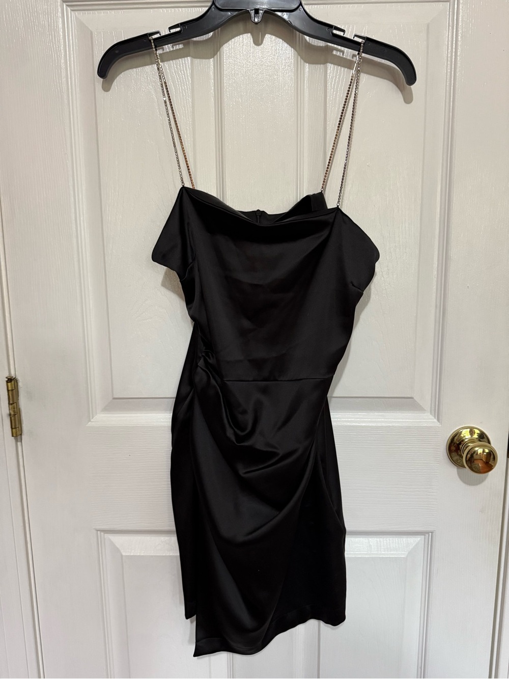 Zara Black Evening Dress with Interior Zip